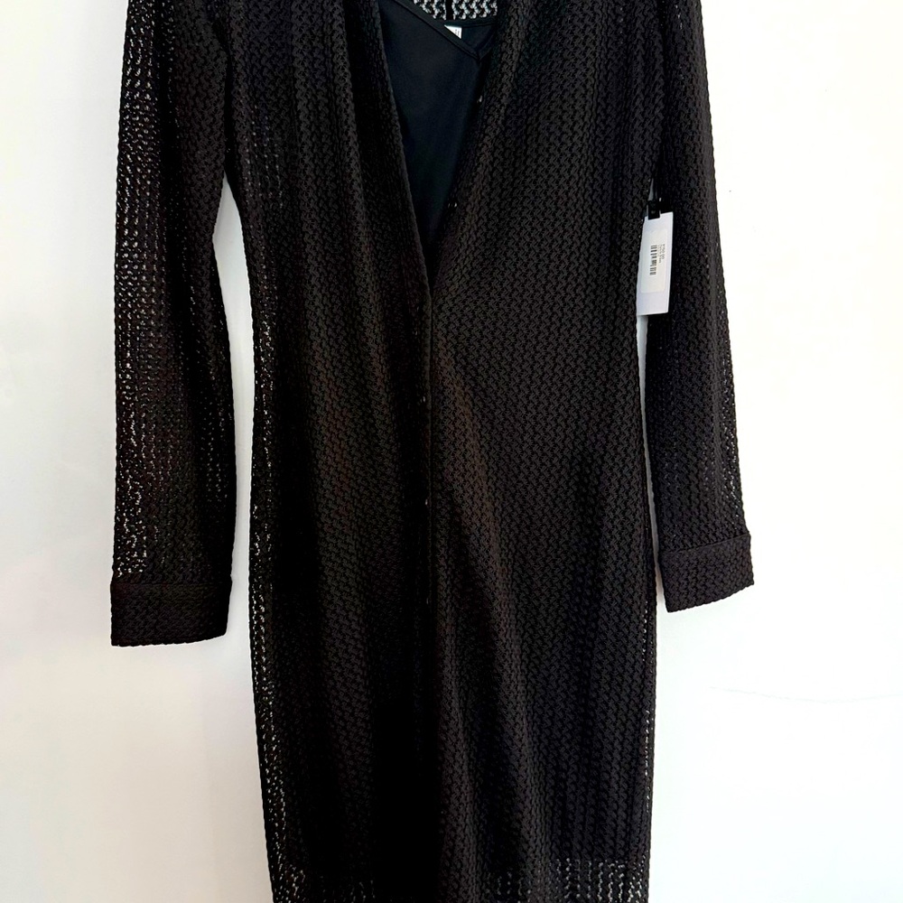 Black fitted dress